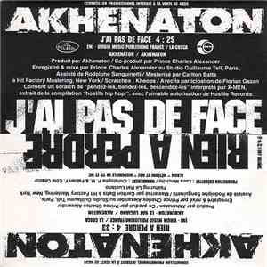 Akhenaton - J'ai Pas De Face / Rien A Perdre download free Akhenaton - J'ai Pas De Face / Rien A Perdre download mp3 flac