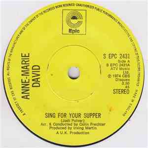 Anne-Marie David - Sing For Your Supper download free