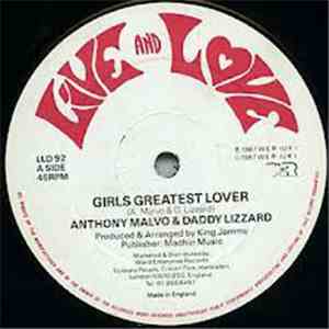 Anthony Malvo & Daddy Lizard / Jimmy Riley - Girls Greatest Lover / One More Try download mp3 flac