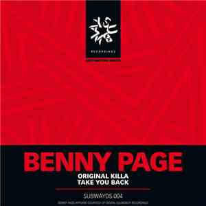 Benny Page - Original Killa / Take You Back download free Benny Page - Original Killa / Take You Back download mp3 flac