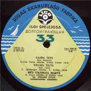 Edgars Zveja / Margarita Pērkone - Gaidu Tevi download mp3 flac