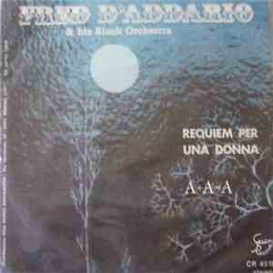 Fred D'Addario & His Black Orchestra - Requiem Per Una Donna / A+A=A download mp3 flac