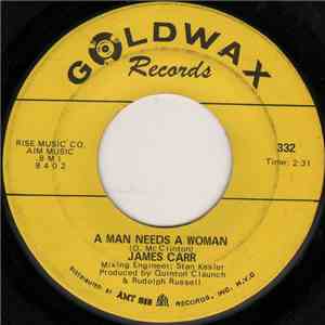 James Carr - A Man Needs A Woman / Stronger Than Love download mp3 flac