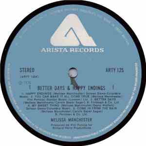 Melissa Manchester - Better Days & Happy Endings download free Melissa Manchester - Better Days & Happy Endings download mp3 flac