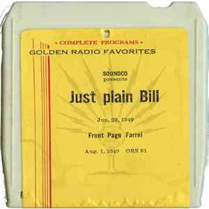 No Artist - Just Plain Bill (Front Page Ferrel) download free