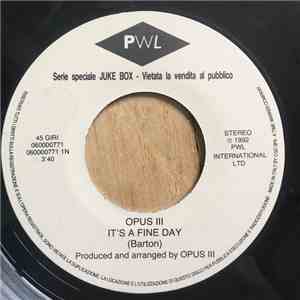 Opus III / Kym Sims - It's A Fine Day / Too Blind To See It download free Opus III / Kym Sims - It's A Fine Day / Too Blind To See It download mp3 flac