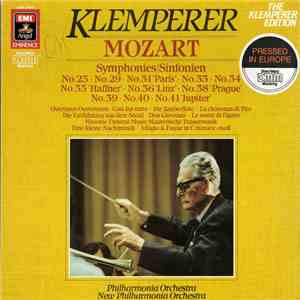 Otto Klemperer, Mozart - Symphonies/Sinfonien download free Otto Klemperer, Mozart - Symphonies/Sinfonien download mp3 flac