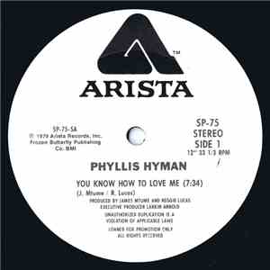 Phyllis Hyman - You Know How To Love Me download free