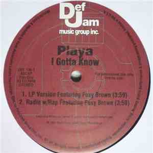 Playa - I Gotta Know download free Playa - I Gotta Know download mp3 flac