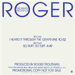 Roger - I Heard It Through The Grapevine / So Ruff, So Tuff download mp3 flac