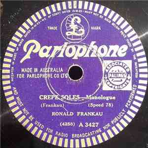 Ronald Frankau - Nothing Happens To Some Girls / Crepe Soles download free