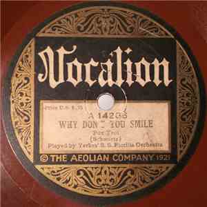 Yerkes' S. S. Flotilla Orchestra / Irving Weiss 'Club Maurice' Orchestra - Why Don't You Smile / Smilin' download free Yerkes' S. S. Flotilla Orchestra / Irving Weiss 'Club Maurice' Orchestra - Why Don't You Smile / Smilin' download mp3 flac